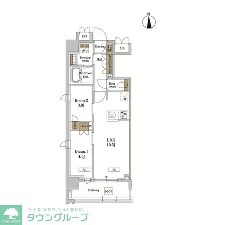 RJRプレシア蒲田の物件間取画像